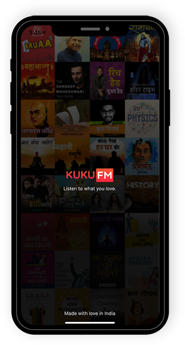 Square Infosoft Project Work Android & iOS Mobile App Development Kukufm Launcher Screen