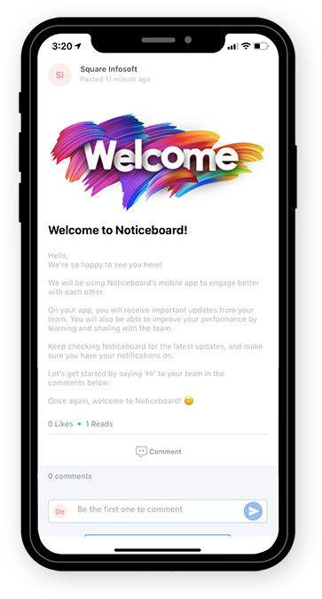 Noticeboard Native Mobile App Development iOS Mobile App Development Android App Development Square Infosoft