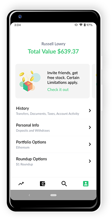 Square Infosoft Project Work Android App Development Bundil Profile Tab
