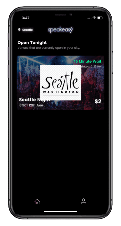 Square Infosoft Project Work iOS Mobile App Development Speakeasy Home