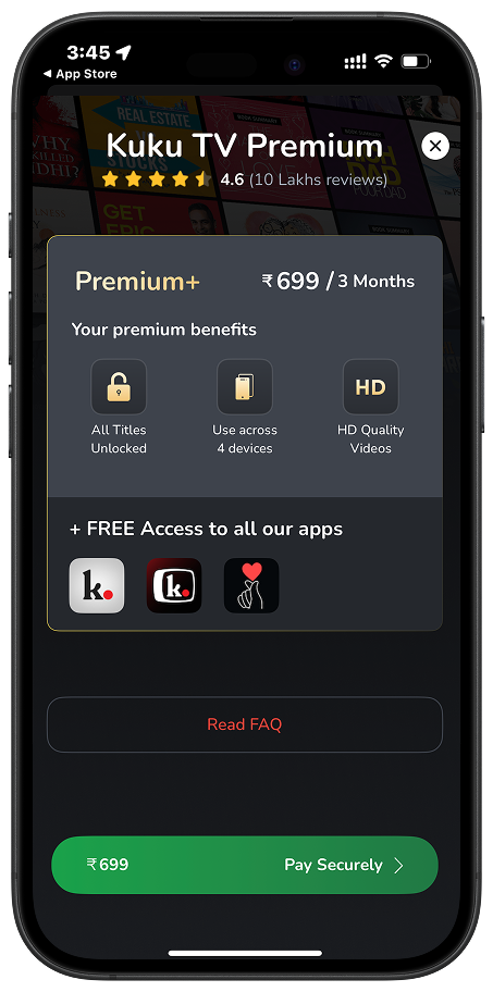 Best Mobile App Development Company – Short Video and Micro Drama Series on iPhone app Kuku TV