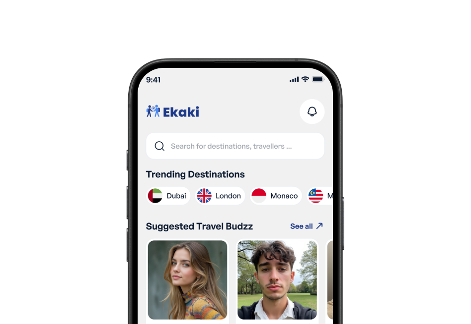 Ekaki – Solo Travel Buddy App