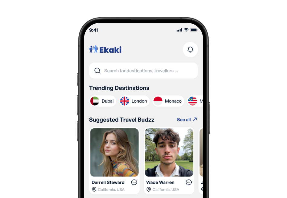 Call-to-action banner for building travel apps, Flutter app development, and custom mobile app solutions inspired by Ekaki