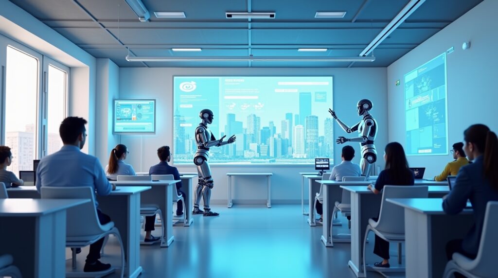 AI solutions in education including tutoring systems, adaptive learning, and automated grading